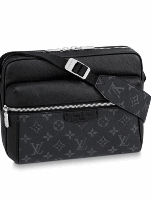 LOUIS VUITTON OUTDOOR MESSENGER BAG MEN - BLACK/GREY