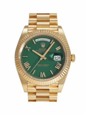 ROLEX DAY DATE 40 GOLD GREEN DIAL