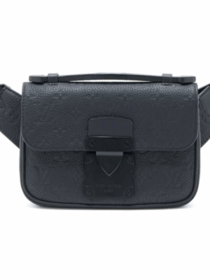 LOUIS VUITTON S-LOCK SLING BAG MENS - BLACK