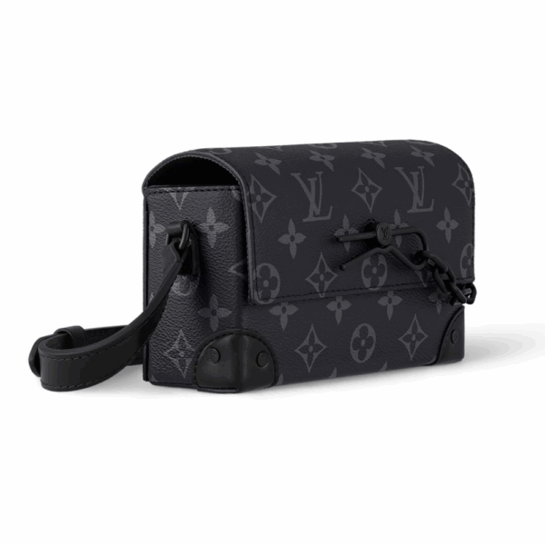 LOUIS VUITTON STEAMER WEARABLE WALLET BAG MEN - BLACK/GREY - Image 2