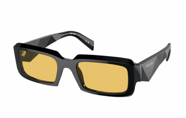 Prada PR27ZS Sunglasses in Black Yellow