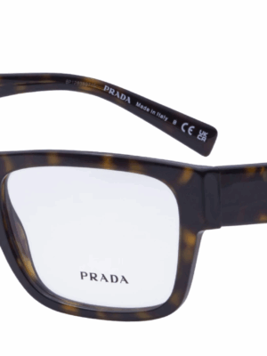 Prada PR15YV Rectangular Frames in Havana Brown