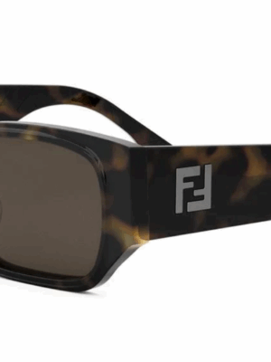 Fendi Squared FE40144F Sunglasses in Havana Brown