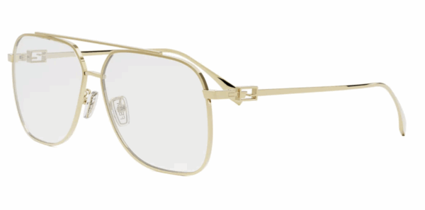 Fendi FE50083U Baguette Aviator Frames in Gold