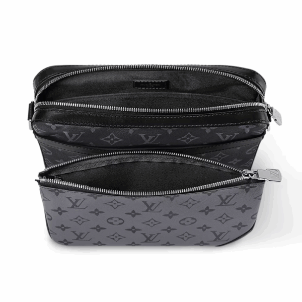 LOUIS VUITTON TRIO MESSENGER BAG MENS - BLACK/GREY - Image 2