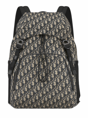 DIOR 8 BACKPACK WITH FLAP - BEIGE