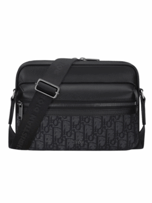 DIOR ZIPPED 2.0 MESSENGER BAG - BLUE/BLACK