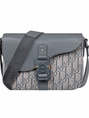 DIOR SADDLE MESSENGER BAG WITH FLAP - BEIGE