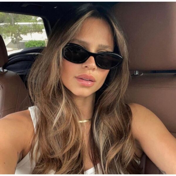 Prada PR26ZSF Cat Eye Sunglasses in Black - Image 4