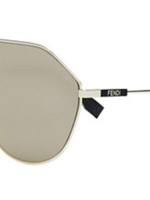 Fendi FE40080U Match Shield Sunglasses in Mirror Gold