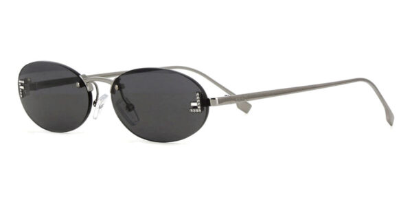 Fendi First FE4075US Rimless Sunglasses in Silver Grey