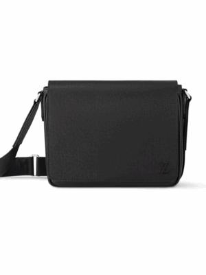 LOUIS VUITTON TAIGA DISTRICT BAG MENS - BLACK