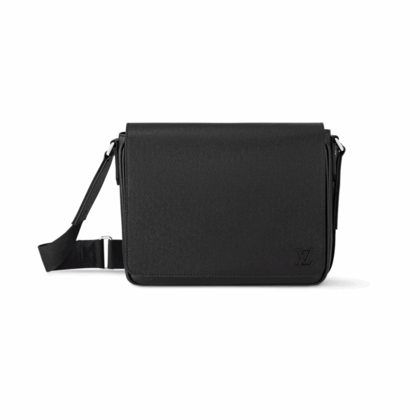 LOUIS VUITTON TAIGA DISTRICT BAG MENS - BLACK