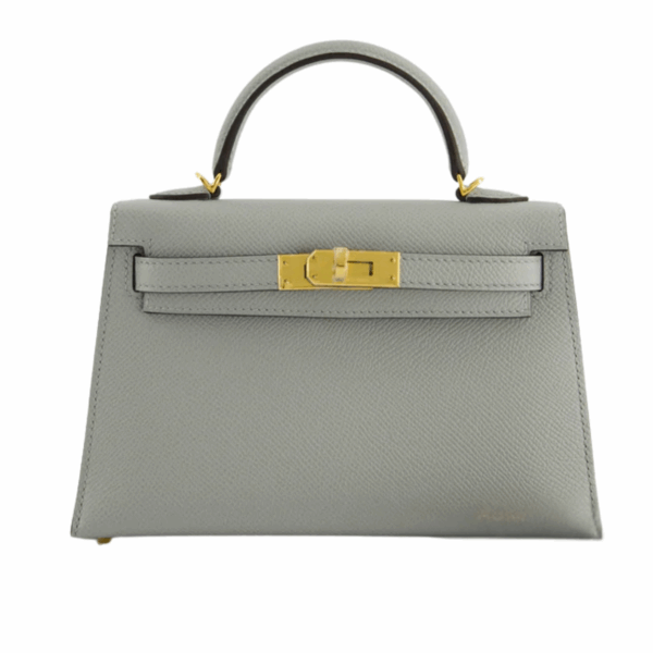 HERMES KELLY II SELLIER BAG - GREY