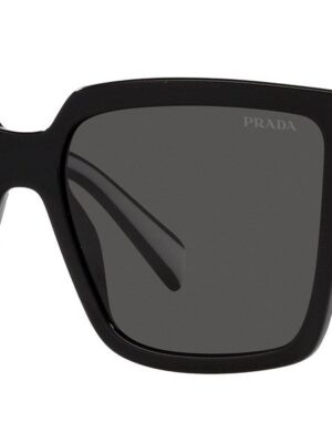 Prada PR24ZSF Oversized Sunglasses in Black White