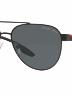 Prada Sport PS54TS Aviator Sunglasses in Black